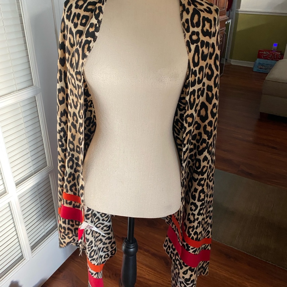 Chico's Vibrant Animal Print Shawl